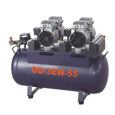 Dental oilless air compressor GD-3EW-55